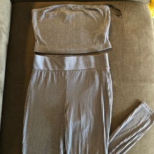 Tube top with matching leggings
